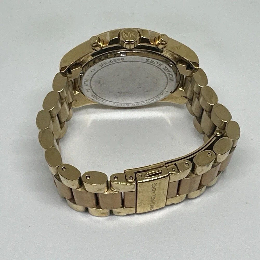 Michael Kors Bradshaw MK6359 Womens Two-Tone Stainless Steel Analog Watch HME621